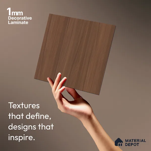 Wooden Look LM 03862 Sap Veneer 8 ft x 4 ft Texture Finish Decorative Laminate - 1 mm | Suitable for TV Unit, Wardrobe, Kitchen Cabinets