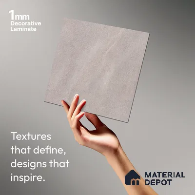 Stone Look LM 03884 8 ft x 4 ft Texture Finish Decorative Laminate - 1 mm | Suitable for TV Unit, Wardrobe, Kitchen Cabinets