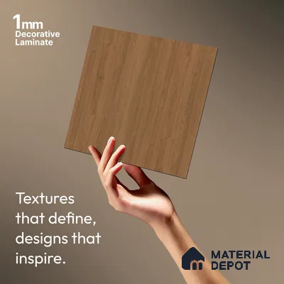 Wooden Look LM 03906 Montana 8 ft x 4 ft Texture Finish Decorative Laminate - 1 mm | Suitable for TV Unit, Wardrobe, Kitchen Cabinets