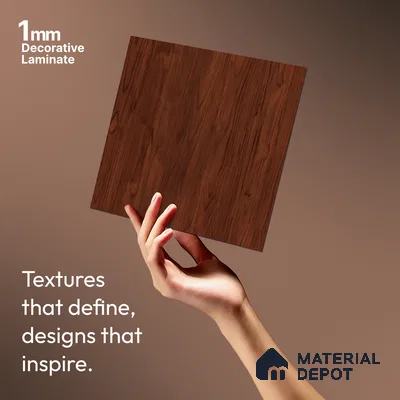 Wooden Look LM 03926 Inca Maple 8 ft x 4 ft Texture Finish Decorative Laminate - 1 mm | Suitable for TV Unit, Wardrobe, Kitchen Cabinets