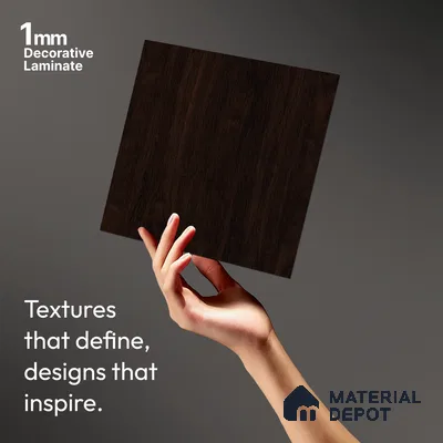 Wooden Look LM 03942 Celestina 8 ft x 4 ft Texture Finish Decorative Laminate - 1 mm | Suitable for TV Unit, Wardrobe, Kitchen Cabinets
