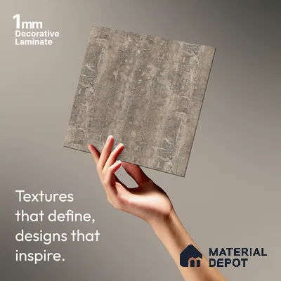 Stone Look LM 03948 8 ft x 4 ft Texture Finish Decorative Laminate - 1 mm | Suitable for TV Unit, Wardrobe, Kitchen Cabinets