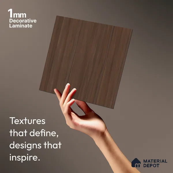 Wooden Look LM 03986 Texas Combi 8 ft x 4 ft Suede Finish Decorative Laminate - 1 mm | Suitable for TV Unit, Wardrobe, Kitchen Cabinets