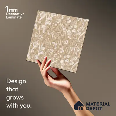 Patterned Look LM 20104 8 ft x 4 ft Texture Finish Decorative Laminate - 1 mm | Suitable for Bedroom, TV Unit, Wardrobe