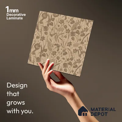 Patterned Look LM 20105 8 ft x 4 ft Texture Finish Decorative Laminate - 1 mm | Suitable for Bedroom, TV Unit, Wardrobe
