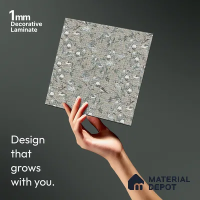 Patterned Look LM 20107 8 ft x 4 ft Texture Finish Decorative Laminate - 1 mm | Suitable for Bedroom, TV Unit, Wardrobe
