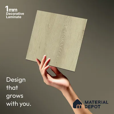 Wooden Look LM 20108 8 ft x 4 ft Texture Finish Decorative Laminate - 1 mm | Suitable for TV Unit, Wardrobe, Kitchen Cabinets