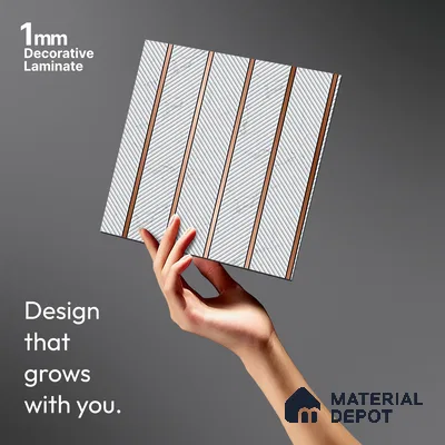 Patterned Look LM 20217 8 ft x 4 ft Super Matte Finish Decorative Laminate - 1 mm | Suitable for Bedroom, TV Unit, Wardrobe