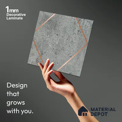 Patterned Look LM 20218 8 ft x 4 ft Super Matte Finish Decorative Laminate - 1 mm | Suitable for Bedroom, TV Unit, Wardrobe