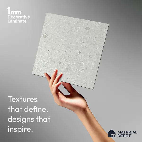 Stone Look LM 20983 8 ft x 4 ft Texture Finish Decorative Laminate - 1 mm | Suitable for TV Unit, Wardrobe, Kitchen Cabinets