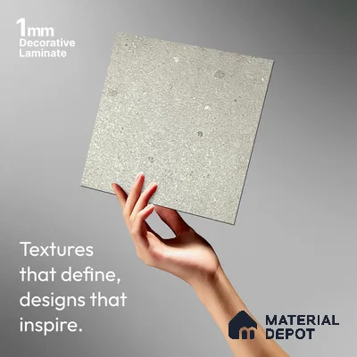 Stone Look LM 20984 8 ft x 4 ft Texture Finish Decorative Laminate - 1 mm | Suitable for TV Unit, Wardrobe, Kitchen Cabinets