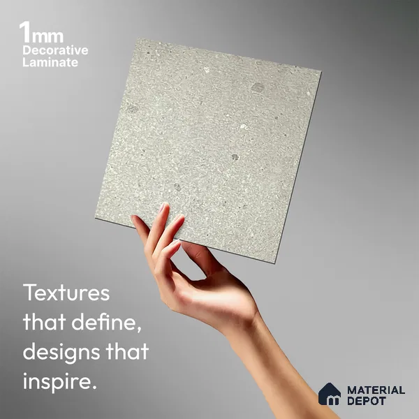 Stone Look LM 20984 8 ft x 4 ft Texture Finish Decorative Laminate - 1 mm | Suitable for TV Unit, Wardrobe, Kitchen Cabinets