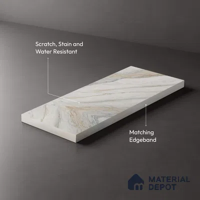 Stone Look LM 03771 8 ft x 4 ft Matte Finish Decorative Laminate - 1 mm | Suitable for TV Unit, Wardrobe, Kitchen Cabinets