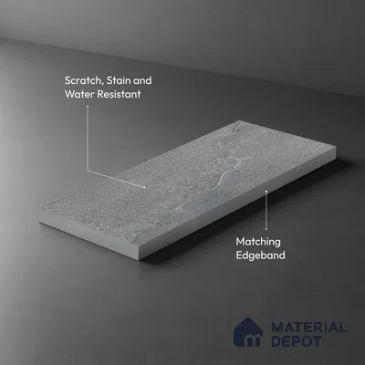 Stone Look LM 03778 8 ft x 4 ft Matte Finish Decorative Laminate - 1 mm | Suitable for TV Unit, Wardrobe, Kitchen Cabinets