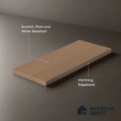 Wooden Look LM 03831 Mirage Embrace 8 ft x 4 ft Texture Finish Decorative Laminate - 1 mm | Suitable for TV Unit, Wardrobe, Kitchen Cabinets