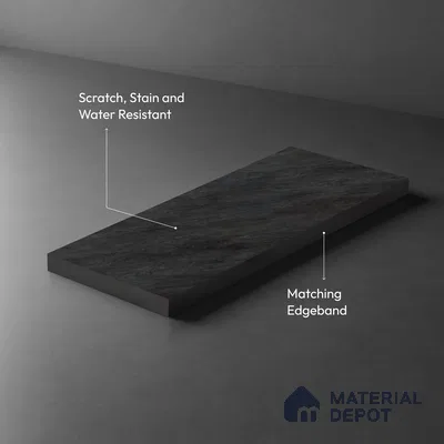 Stone Look LM 03839 8 ft x 4 ft Texture Finish Decorative Laminate - 1 mm | Suitable for TV Unit, Wardrobe, Kitchen Cabinets