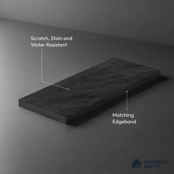 Stone Look LM 03839 8 ft x 4 ft Texture Finish Decorative Laminate - 1 mm | Suitable for TV Unit, Wardrobe, Kitchen Cabinets