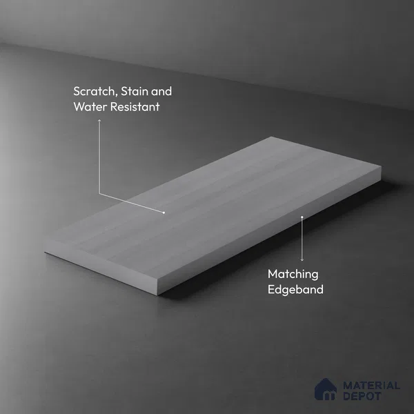 Stone Look LM 03841 8 ft x 4 ft Texture Finish Decorative Laminate - 1 mm | Suitable for TV Unit, Wardrobe, Kitchen Cabinets