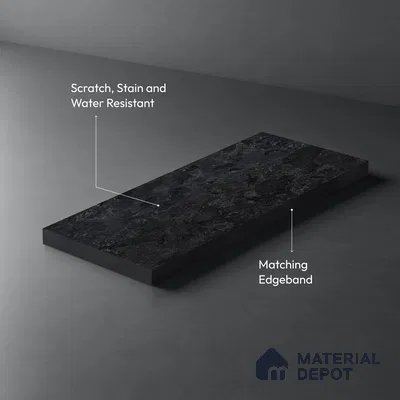 Stone Look LM 03859 8 ft x 4 ft Texture Finish Decorative Laminate - 1 mm | Suitable for TV Unit, Wardrobe, Kitchen Cabinets