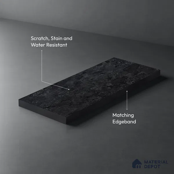 Stone Look LM 03859 8 ft x 4 ft Texture Finish Decorative Laminate - 1 mm | Suitable for TV Unit, Wardrobe, Kitchen Cabinets