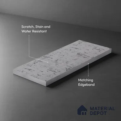 Stone Look LM 03892 8 ft x 4 ft Texture Finish Decorative Laminate - 1 mm | Suitable for TV Unit, Wardrobe, Kitchen Cabinets