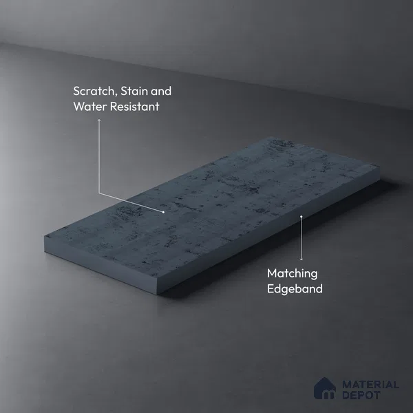 Stone Look LM 03893 8 ft x 4 ft Texture Finish Decorative Laminate - 1 mm | Suitable for TV Unit, Wardrobe, Kitchen Cabinets