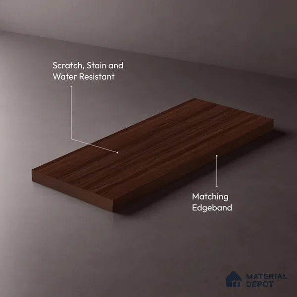 LM 03928 Grace Pine 8 ft x 4 ft Texture Finish Decorative Laminate - 1 mm | Suitable for TV Unit, Wardrobe, Kitchen Cabinets