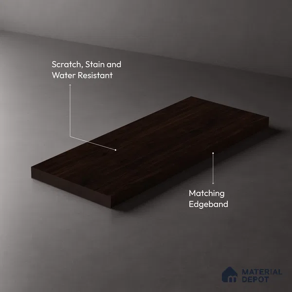 Wooden Look LM 03942 Celestina 8 ft x 4 ft Texture Finish Decorative Laminate - 1 mm | Suitable for TV Unit, Wardrobe, Kitchen Cabinets