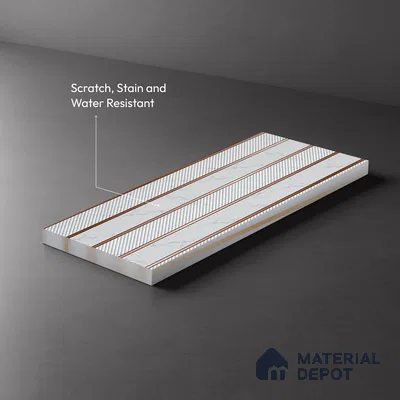 Patterned Look LM 20217 8 ft x 4 ft Super Matte Finish Decorative Laminate - 1 mm | Suitable for Bedroom, TV Unit, Wardrobe