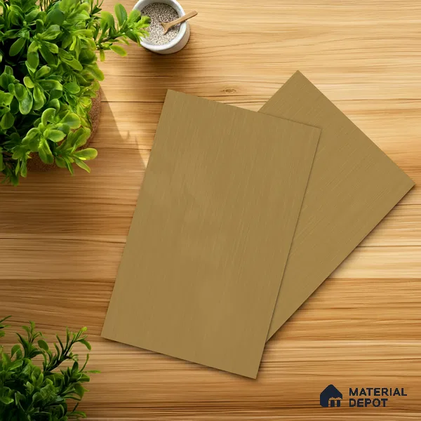 Brown Metallic Look LM 03814 8 ft x 4 ft Matte Finish Decorative Laminate - 1 mm | Suitable for TV Unit, Wardrobe, Kitchen Cabinets