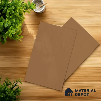 Brown Metallic Look LM 03816 8 ft x 4 ft Matte Finish Decorative Laminate - 1 mm | Suitable for TV Unit, Wardrobe, Kitchen Cabinets