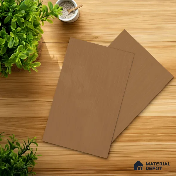 Brown Metallic Look LM 03816 8 ft x 4 ft Matte Finish Decorative Laminate - 1 mm | Suitable for TV Unit, Wardrobe, Kitchen Cabinets