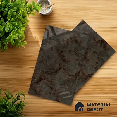 Stone Look LM 03863 8 ft x 4 ft High Gloss Finish Decorative Laminate - 1 mm | Suitable for TV Unit, Wardrobe, Kitchen Cabinets