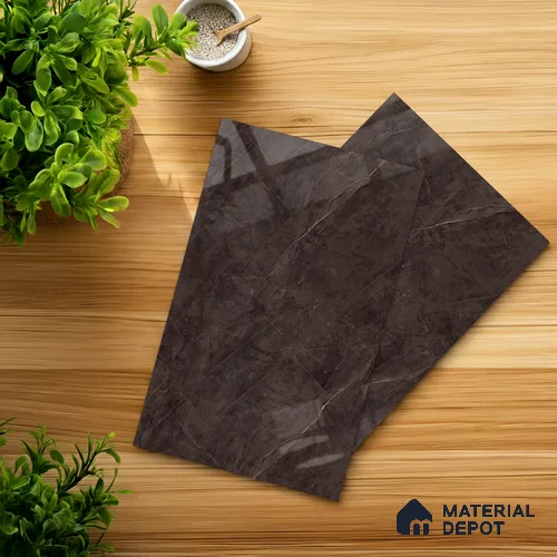 Stone Look LM 03869 8 ft x 4 ft High Gloss Finish Decorative Laminate - 1 mm | Suitable for TV Unit, Wardrobe, Kitchen Cabinets