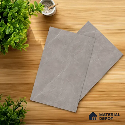 Grey Marble Look LM 03890 8 ft x 4 ft Matte Finish Decorative Laminate - 1 mm | Suitable for TV Unit, Wardrobe, Kitchen Cabinets