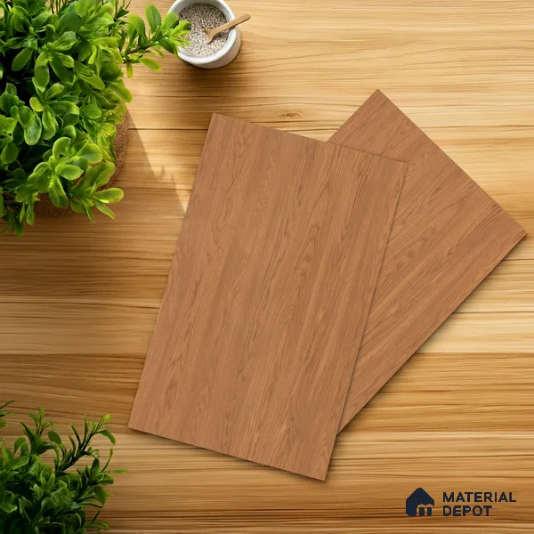 Wooden Look LM 03905 Masai Teak 8 ft x 4 ft Texture Finish Decorative Laminate - 1 mm | Suitable for TV Unit, Wardrobe, Kitchen Cabinets