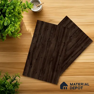 Wooden Look LM 03933 Wood Scare 8 ft x 4 ft Texture Finish Decorative Laminate - 1 mm | Suitable for TV Unit, Wardrobe, Kitchen Cabinets