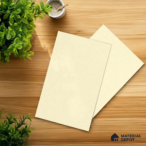 Beige Textured Solid Look LM 03943 8 ft x 4 ft Texture Finish Decorative Laminate - 1 mm | Suitable for TV Unit, Wardrobe, Kitchen Cabinets