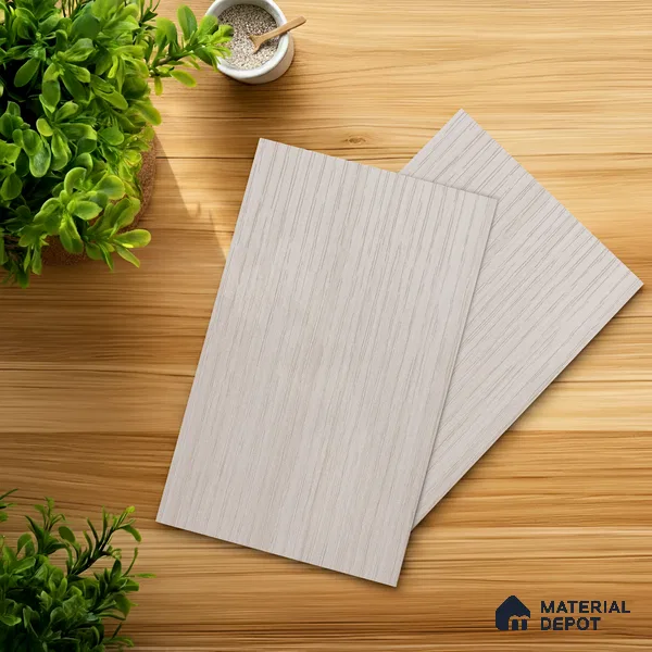 Wooden Look LM 03945 Ice Wood 8 ft x 4 ft Texture Finish Decorative Laminate - 1 mm | Suitable for TV Unit, Wardrobe, Kitchen Cabinets
