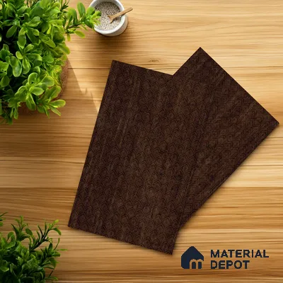 Wooden Look LM 03947 Suton Walnut 8 ft x 4 ft Texture Finish Decorative Laminate - 1 mm | Suitable for TV Unit, Wardrobe, Kitchen Cabinets