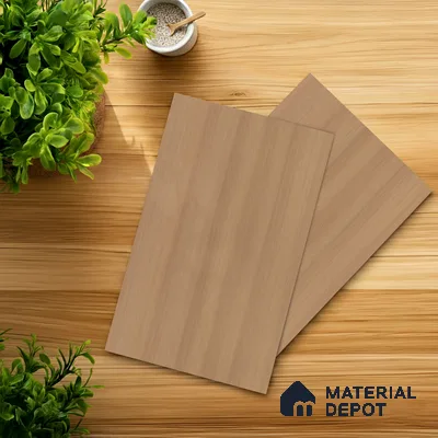 Wooden Look LM 03953 Akira 8 ft x 4 ft Suede Finish Decorative Laminate - 1 mm | Suitable for TV Unit, Wardrobe, Kitchen Cabinets