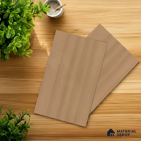 Wooden Look LM 03953 Akira 8 ft x 4 ft Suede Finish Decorative Laminate - 1 mm | Suitable for TV Unit, Wardrobe, Kitchen Cabinets