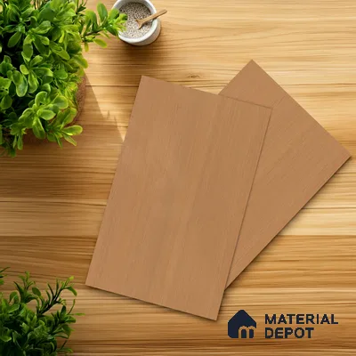 Wooden Look LM 03958 Sepia Oak 8 ft x 4 ft Suede Finish Decorative Laminate - 1 mm | Suitable for TV Unit, Wardrobe, Kitchen Cabinets