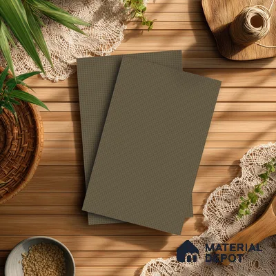 Brown Fabric Look LM 20095 8 ft x 4 ft Texture Finish Decorative Laminate - 1 mm | Suitable for TV Unit, Wardrobe, Kitchen Cabinets