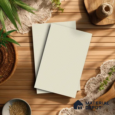 Beige Fabric Look LM 20100 8 ft x 4 ft Texture Finish Decorative Laminate - 1 mm | Suitable for TV Unit, Wardrobe, Kitchen Cabinets