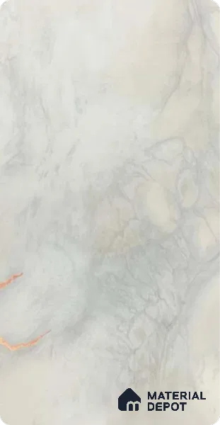 Ferrero 1B 0724 Copper Mist 8 ft x 4 ft Lazer Marble Series High Gloss Finish Acrylic Laminate - 1.5 mm (LM 01114) | Matching Edgeband Code - 724 |  Suitable for TV Unit, Wardrobe, Kitchen Cabinets