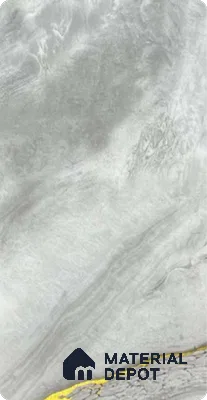 Ferrero 1B 0725 Cloud Vein 8 ft x 4 ft Lazer Marble Series High Gloss Finish Acrylic Laminate - 1.5 mm (LM 01115) | Matching Edgeband Code - 725 |  Suitable for TV Unit, Wardrobe, Kitchen Cabinets