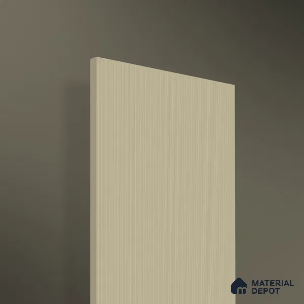 Muted Blush Beige Fluted Solid Color 2B4702 A 191 Beige Muted Blush 8 ft x 4 ft Matte Finish Decorative Laminate - 1 mm | Suitable for TV Unit,Wardrobe, Kitchen Cabinets