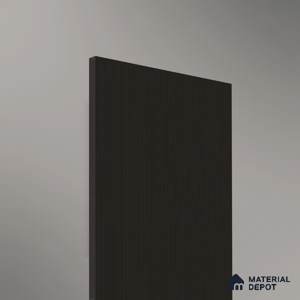 Smoky Slate Grey Fluted Solid Color 2B4137 A 191 Smoky Slate 8 ft x 4 ft Matte Finish Decorative Laminate - 1 mm | Suitable for TV Unit,Wardrobe, Kitchen Cabinets