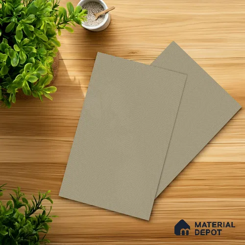 Patterned look 2B4735 A 195 Truffle 8 ft x 4 ft Texture Finish Decorative Laminate - 1 mm | Suitable for Bedroom, TV Unit, Wardrobe | Matching Edgeband 75746 from Rehau